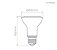 Lâmpada Par20 Eco Bivolt 5,5w 550lm 3000k E27 25º - Imagem 3