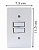 Interruptor 2 Teclas Simples 10a Com Placa - Imagem 2