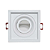 Spot de Emb Orientável Simples Mini Dicr Mr11 35w Gu10 IP20 - Imagem 1