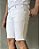 Bermuda Branca Sarja Slim Fit - Imagem 1