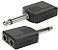 Adaptador Plug P10 Mono para 2x Jack J10 Mono Storm - Imagem 1