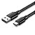 Cabo Para Celular UGREEN USB-A/USB-C US287 1M Preto - Imagem 1