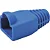 Capa para Conector RJ 45 "Para Todos os Tipos de Cat" Cor Azul - Imagem 1