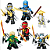 Bonecos Colecionáveis Block Heroes Ninja - Polibrinq - Imagem 1
