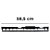 Aleta Vertical Hi-Wall Ar-Condicionado LG 18 a 24 mil BTUs MFH63063601 - Imagem 2
