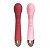 Vibrador Texturizado Ponto G com Língua Estimuladora de Clitóris - 2 Cores - Imagem 1