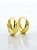 Brinco Argola Abaulada G Banhado a Ouro 18k - BRI031 - Imagem 3