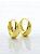 Brinco Argola Abaulada G Banhado a Ouro 18k - BRI031 - Imagem 1