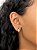 Brinco Argola Lisa G Banhado a Ouro 18k - BRI020 - Imagem 5