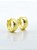 Brinco Argola Lisa M Banhado a Ouro 18k - BRI019 - Imagem 3