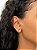 Brinco Argola Lisa M Banhado a Ouro 18k - BRI019 - Imagem 5