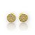Brinco Redondo Cravejado P Banhado a Ouro 18k - BRI013 - Imagem 1