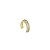 Piercing Fake 2 Fileiras Cravejado Banhado a Ouro 18k - PIER002 - Imagem 1