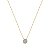 Colar Circulo Cravejado Banhada a Ouro 18k - COR011 - Imagem 2