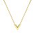 Colar V Cravejado Banhada a Ouro 18k - COR007 - Imagem 2