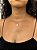 Colar Gravatinha V Cravejado Banhada a Ouro 18k - COR006 - Imagem 5
