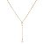 Colar Gravatinha Ponto de Luz Banhada a Ouro 18k - COR005 - Imagem 2