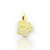 Pingente Patinha Cravejado Banhado a Ouro 18k - PIN004 - Imagem 1