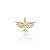 Pingente Passaro Cravejado Banhado a Ouro 18k - PIN003 - Imagem 1