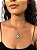 Colar Pingente Olho Grego Cravejado Banhado a Ouro 18k COR015-PIN001 - Imagem 1