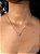 Colar Pingente Menina Cravejado Banhado a Ouro 18k COR015-PIN010 - Imagem 1
