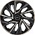 Calota Universal modelo Ds4 Aro 14 polegadas Black/Gold - Elitte - Imagem 1