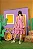 Vestido Infantil Xadrezinho Rosa - Imagem 3