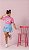 Combinadinho Balonê - Stitch Azul Claro Love - Imagem 7