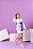 Vestido Infantil Moletinho Stitch - Branco - Imagem 7
