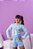 Conjunto Moletom Infantil Stitch Azul - Imagem 7