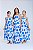 Vestido Mãe e Filha Marinho Branco ( MODELO MÃE ) - Imagem 1
