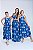 Vestido Mãe e Filha Marinho Azul( MODELO MÃE ) - Imagem 3
