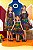 Vestido Infantil Xadrez  Corações Neon - Imagem 5
