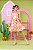 Vestido Infantil Xadrez Girassol - Imagem 4