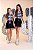 Conjunto Short Saia Jade - Xadrez Black - Imagem 2