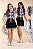 Conjunto Short Saia Jade - Xadrez Black - Imagem 1