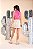 Conjunto Short Saia Jade - Xadrez Rosa - Imagem 8