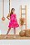 Vestido Infantil Pink Laço Xadrez - Imagem 4
