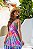 Vestido  Infantil Midi Coqueiro Colorido - Imagem 1