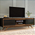 RACK CHANNEL 1.50 REF 3080NP 01 VOL-COR:PRETO FOSCO /NATURE - Imagem 2