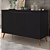 BUFFET ENCANTO 3 PORTAS PRETO - Imagem 2