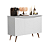 BUFFET ENCANTO 3 PORTAS BRANCO - Imagem 1