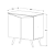 BUFFET ENCANTO 2 PORTAS PRETO - Imagem 4