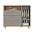 COMODA CASINHA COM PORTA A955XL1117XP470MM-COR:FENDI/NATURE - Imagem 2