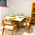MESA CRISTAL 2000X100CHAMPAGNE TAMPO OFF WHITE - Imagem 2