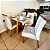 MESA ITALIA 110X80 CHAMPAGNE TAMPO OFF WHITE - Imagem 5