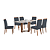 MESA SPARTA 1.60X90 P/6 CADEIRAS TAMPO OFF WHITE - Imagem 3