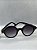 @ Óculos de sol redondo envernizado preto - Imagem 2