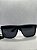 Óculos de sol preto quadrado detalhes prata MOR - Imagem 3