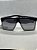 Óculos de sol quadrado lente espelhada cinza - Imagem 3